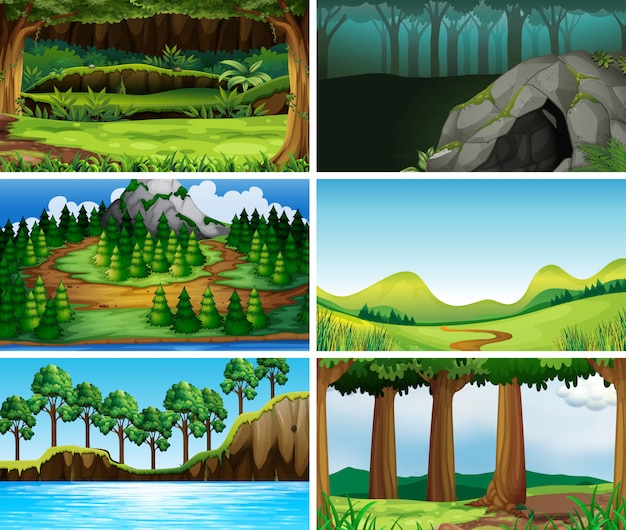 Empty, Blank Landscape Nature Scenes – Free to Download