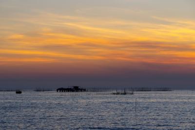 Oyster Farm and Beautiful Sunset Sky – Free Stock Photo, Download Free