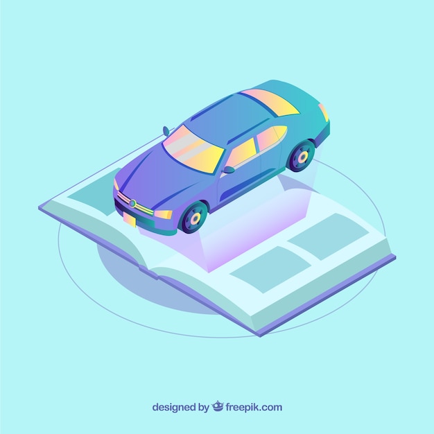 Isometric Style Augmented Reality Background – Free Download