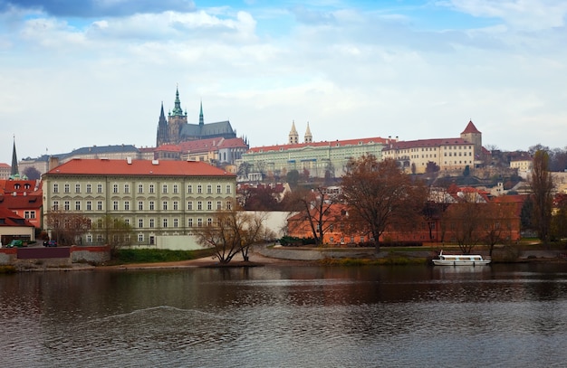 Stunning View of Prague from the Vltava Side – Free Stock Photo, Download Free Stock Photo