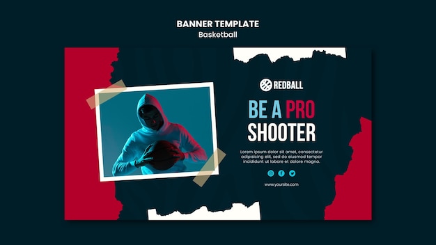 Basketball Training Template Banner – Free Download