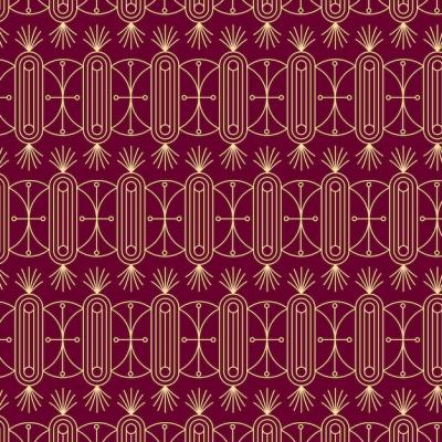 Art Deco Pattern in Flat Design – Free Download