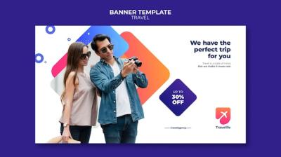 Travel Offer Banner Template – Free Download