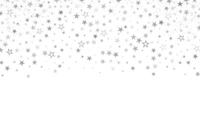 Realistic Silver Stars Background – Free Download