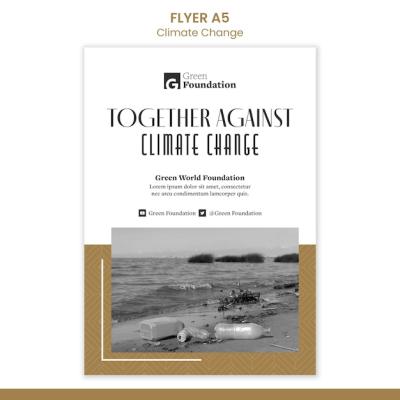 Fight Climate Change Flyer Template – Free to Download