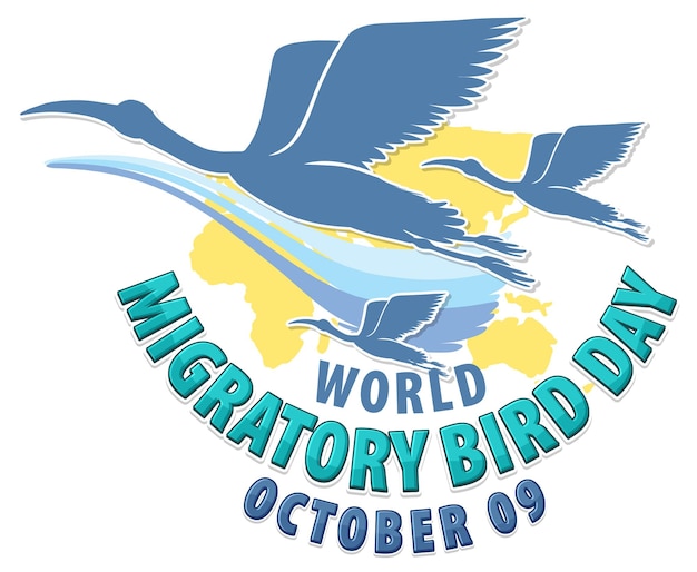 World Migratory Bird Day Banner Design – Free Download