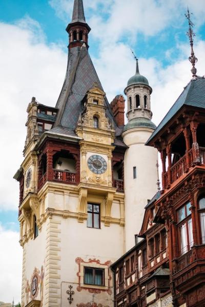 Stunning View of Peles Castle in Romania – Free to Download