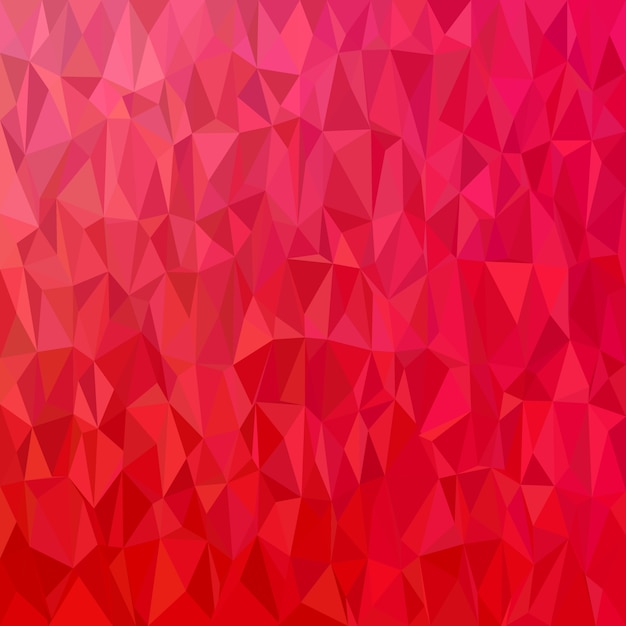 Geometrical Abstract Irregular Triangle Background – Red Toned Polygon Vector Illustration | Free Download