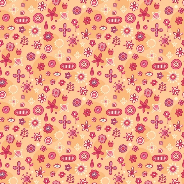 Cute Hand Drawn Floral Pattern – Free Download