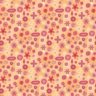 Cute Hand Drawn Floral Pattern – Free Download