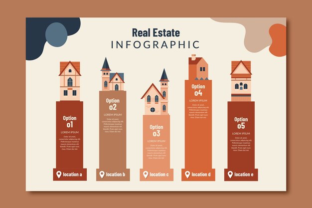 Hand Drawn Real Estate Business Infographic – Free Download