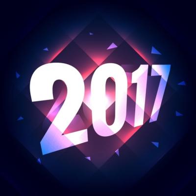 New Year Background with 3D Effect – Free Stock Photo for Download