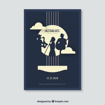 Music Festival Flyer Concept Featuring a Band – Free Download