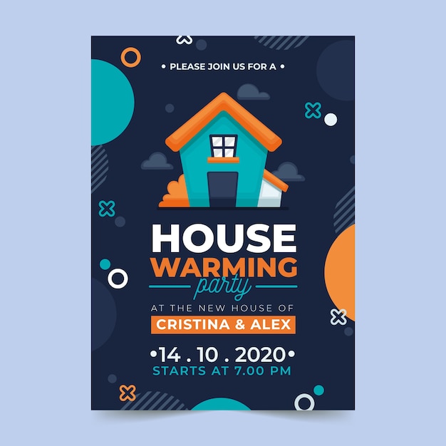 Housewarming Party Invitation Template – Download Free Stock Photo