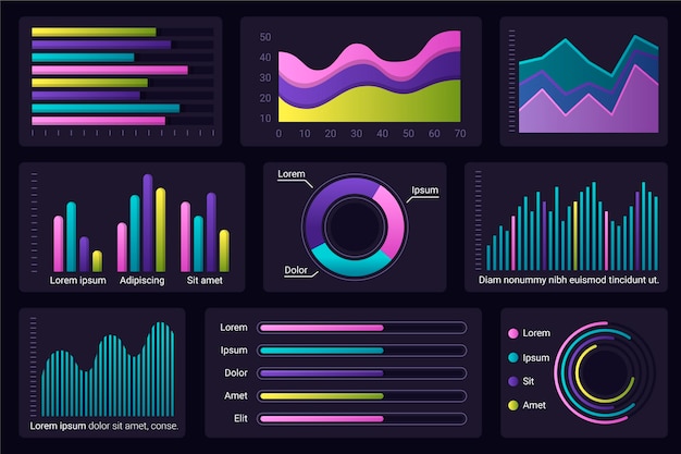 Dashboard Infographic Element Set – Free Download for Stunning Visuals