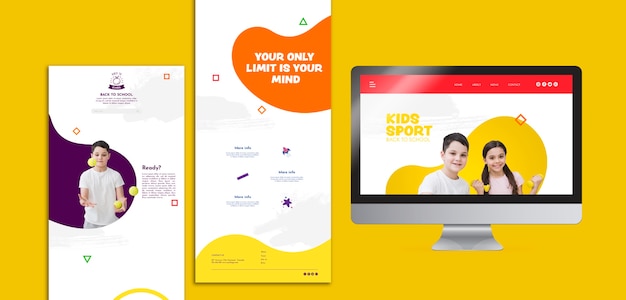 Kids Sport Social Media Template – Free Download