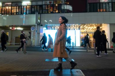 Smiley Girl Walking Outside – Free Stock Photo for Download