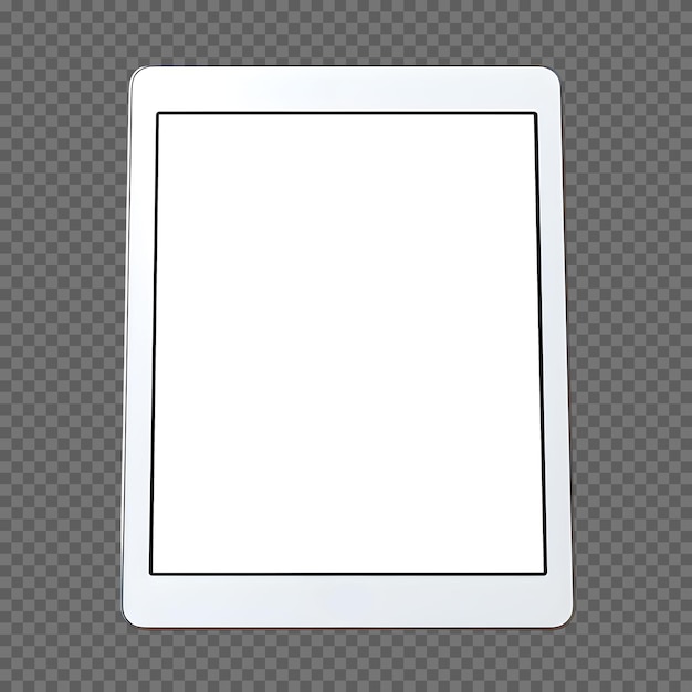 White Digital Tablet Mockup PSD for Your Creative Projects – Free Download