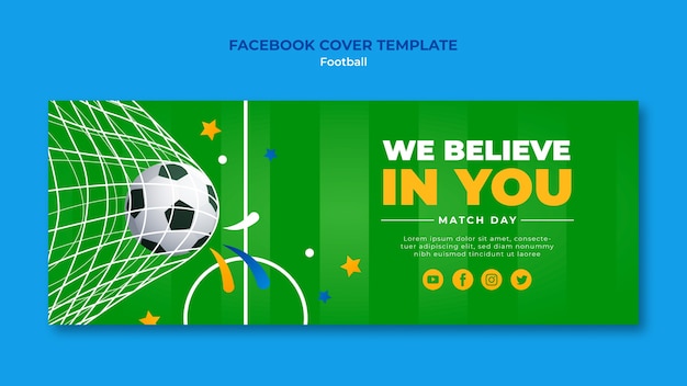 Football Game Facebook Cover – Free Download