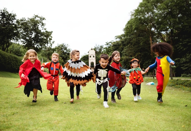 Halloween Party Fun with Little Kids – Free Stock Photo for Download