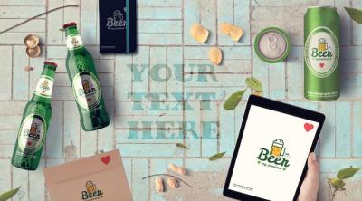 Beer Packaging and Tablet Mockup – Free to Download