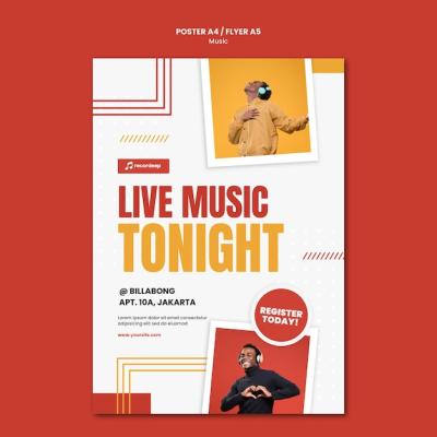 Music Concept Flyer Template – Free Download