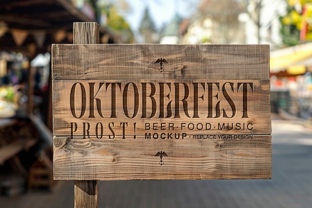 Oktoberfest Merchandising Mockup – Free to Download Stock Photo