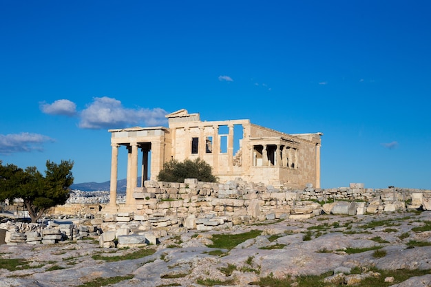 Ancient Stone Building on the Acropolis of Athens in Greece – Free Download