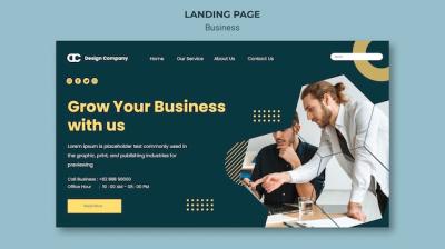 Business Landing Page Template – Free Download