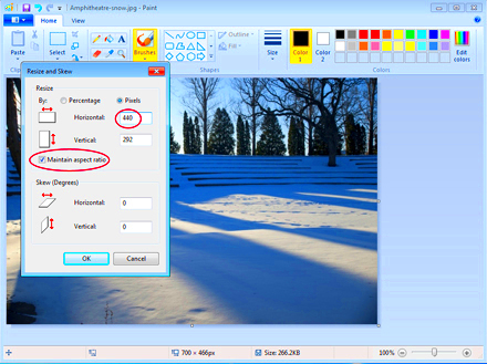 Resize Images Using Paint  eStore