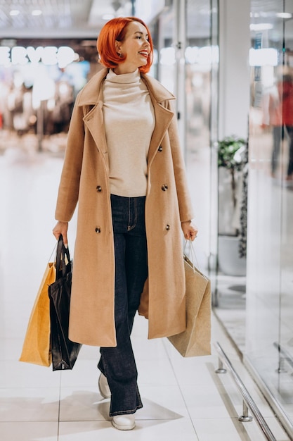 Woman Shopping in Mall with Bags – Free Stock Photo, Download Free