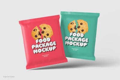 Food Packaging Mockup Front View – Free Download