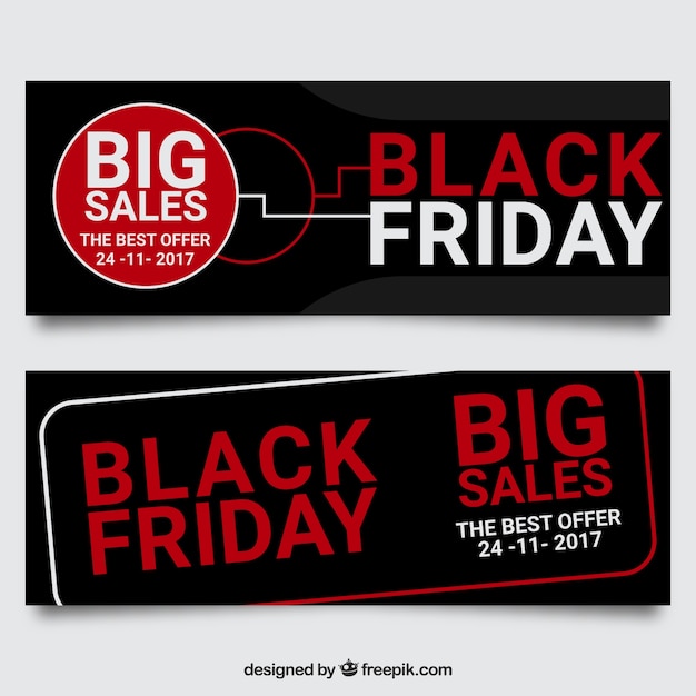 Modern Black Friday Banners – Free Download for Stunning Promotions