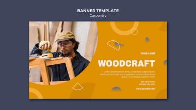 Carpenter Banner Ad Template – Free Download