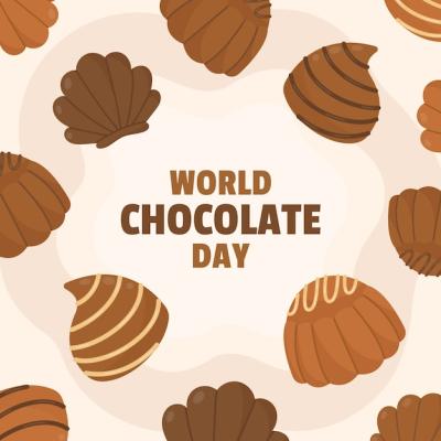 Chocolate Sweets Illustration for World Chocolate Day – Free Download