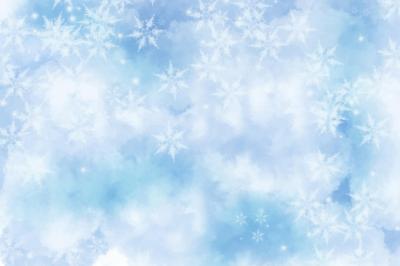 Watercolor Christmas Background with Ice for Free Download