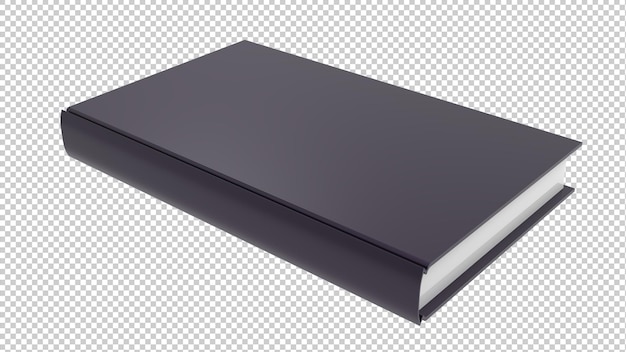 3D Render of an Isolated Book on White – Free Download