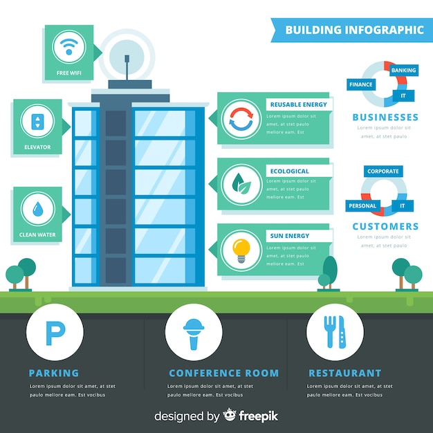 Office Building Infographics â Free Download, Free Stock Photo