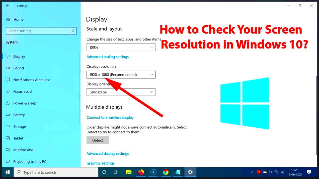 How to Check Your Screen Resolution in Windows 10  YouTube