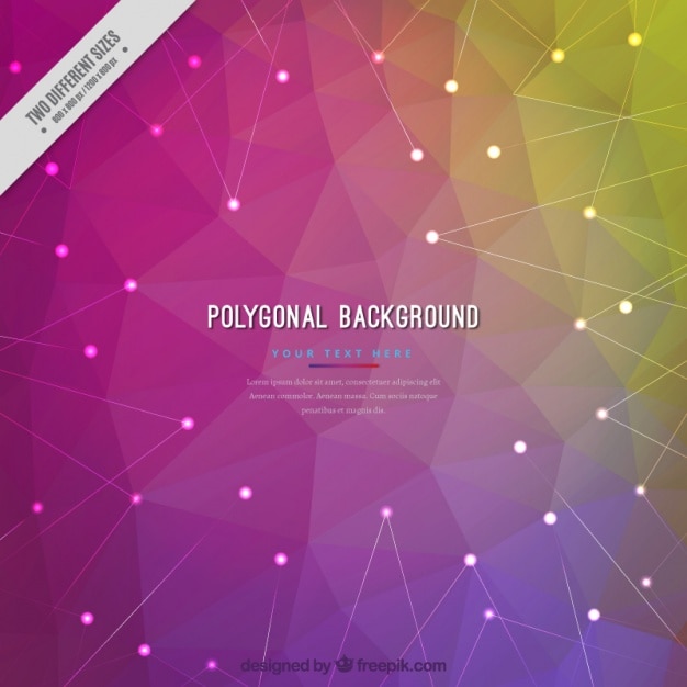 Colorful Polygon Background – Free Stock Photo for Download