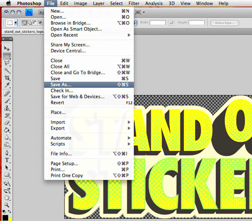 How To Save Your Custom Sticker File as a JPG  StandOut Stickers Blog