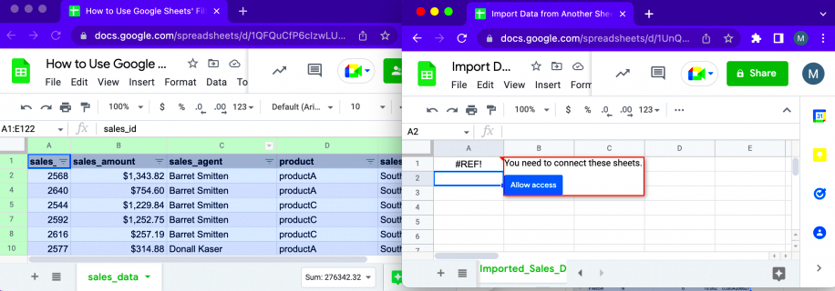 How to Import Data from Another Google Sheet  Layer Blog