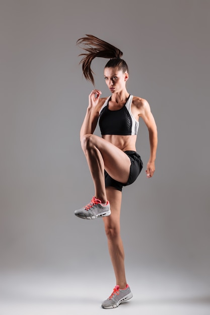 Concentrated Fit Sportswoman Portrait – Free Download