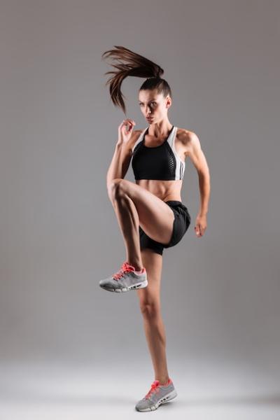 Concentrated Fit Sportswoman Portrait – Free Download