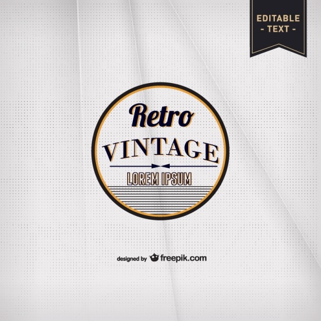 Vintage Typography Paper Template – Free Download