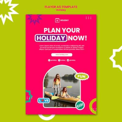 Holiday Planning Flyer Template for Your Next Event – Free Download