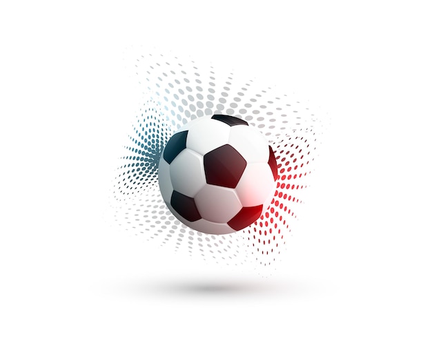 Isolated 3D Soccer or Football on White Background – Free Stock Photo for Download