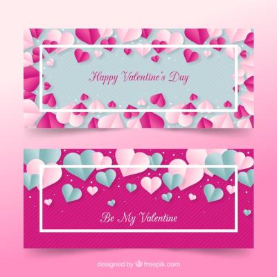 Valentine’s Day Sale Banners – Free Download, Free Stock Photo