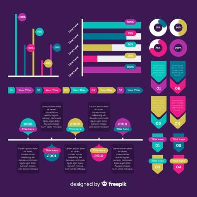 Modern Elements Collection Infographic – Free Stock Photo Download