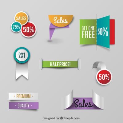 Sale Labels Collection – Free Download, Download Free Stock Photo